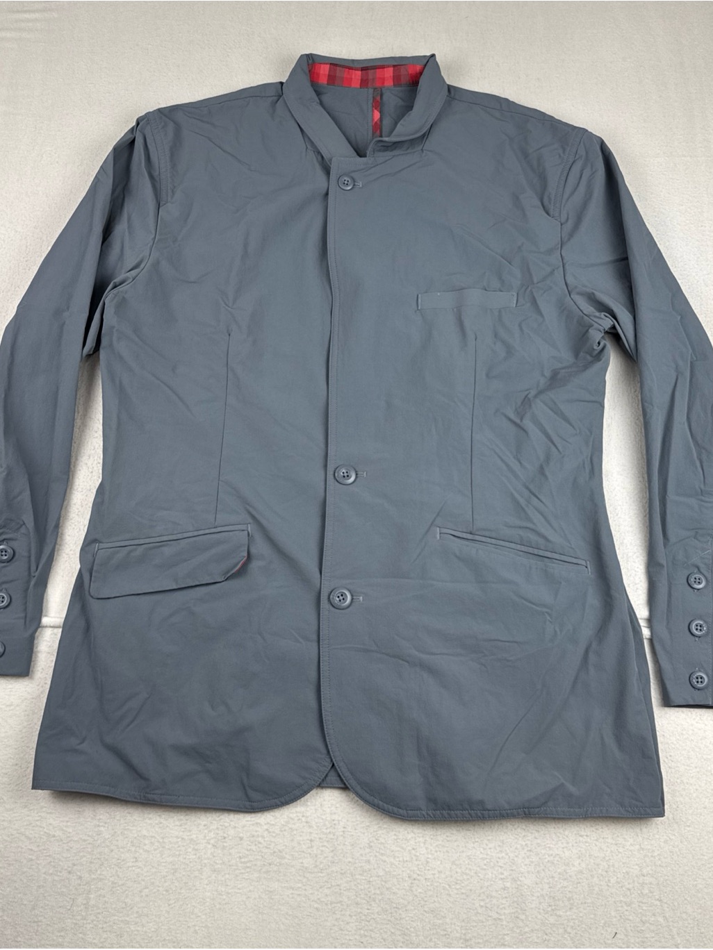 Stio Mens Crester Soft Shell Blazer(2014 Season) Gray Size 44 Lightweight